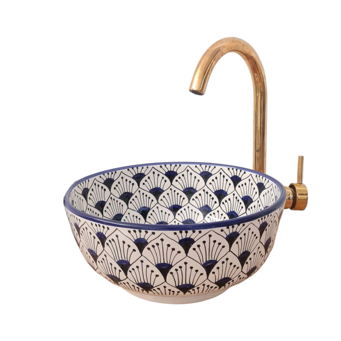  Handmade Moroccan Ceramic Sink #10