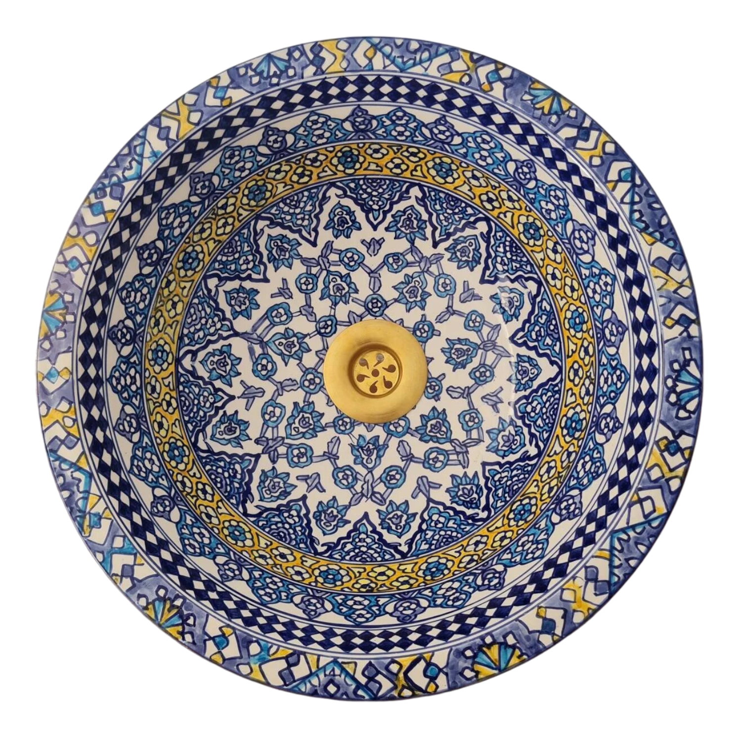 Handmade Moroccan Ceramic Sink #123
