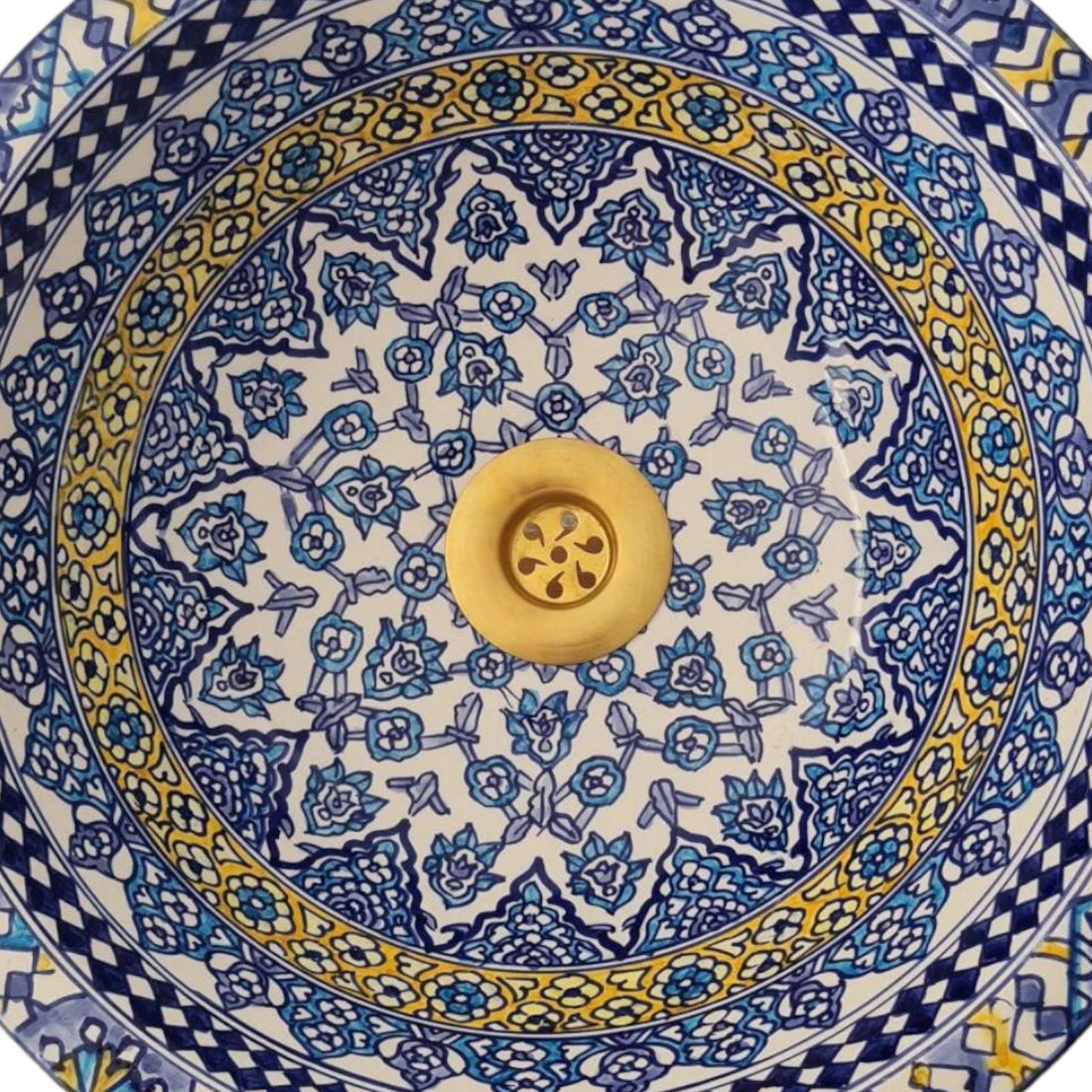 Handmade Moroccan Ceramic Sink #123