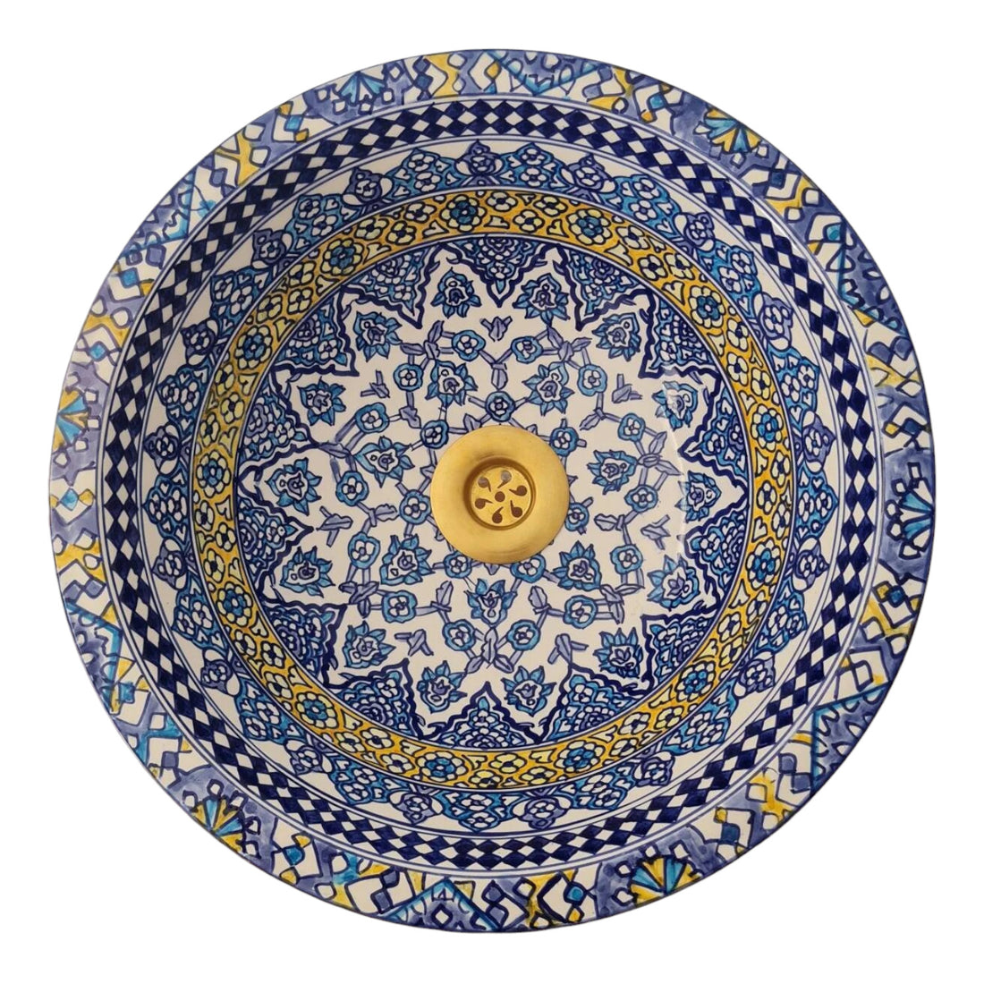 Handmade Moroccan Ceramic Sink #123