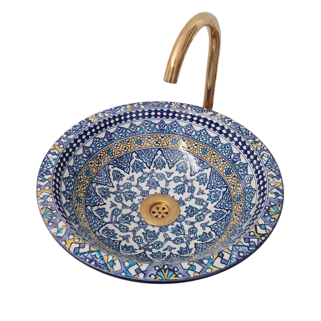 Handmade Moroccan Ceramic Sink #123