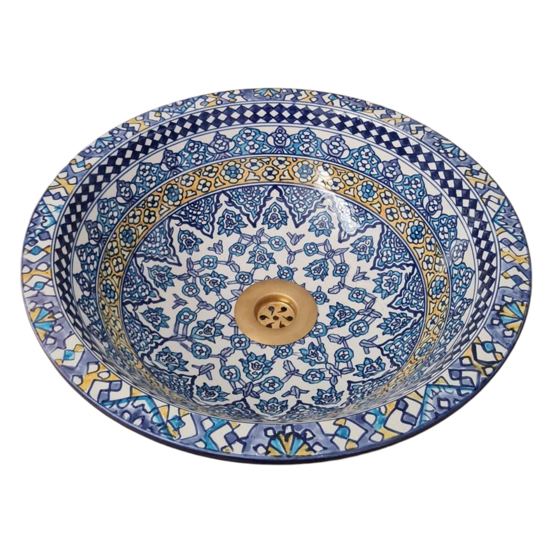 Handmade Moroccan Ceramic Sink #123