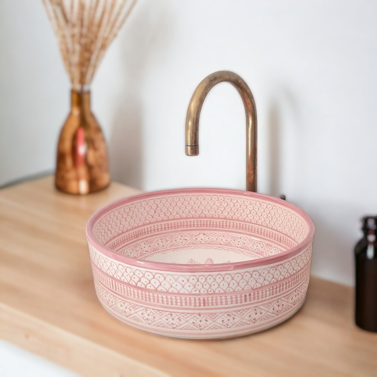 Handmade Moroccan Ceramic Sink #121