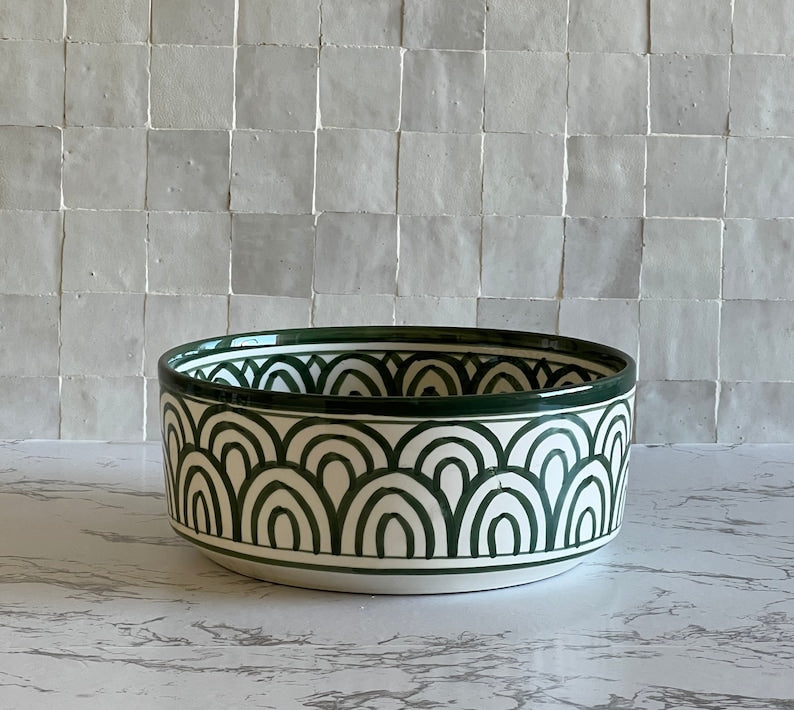  Handmade Moroccan Ceramic Sink #57B