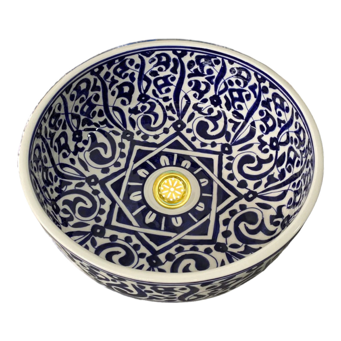 Handmade Moroccan Ceramic Sink #96