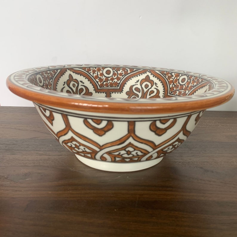 Handmade Moroccan Ceramic Sink #96A