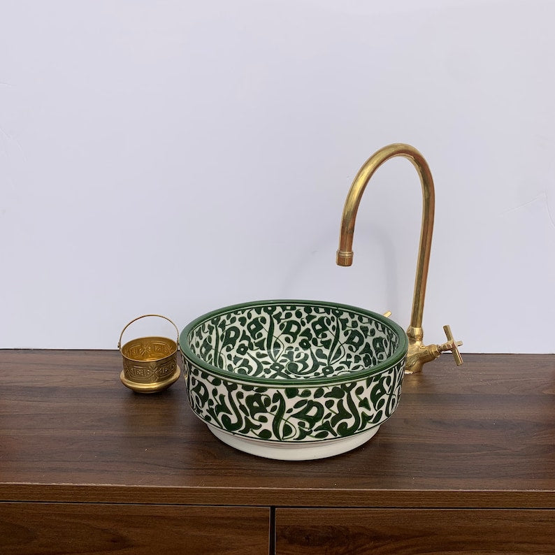  Handmade Moroccan Ceramic Sink #5