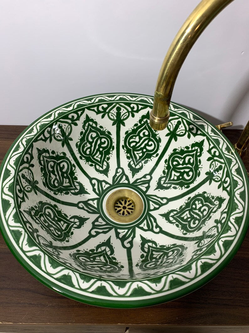 Moroccan sink | Handmade moroccan ceramic sink #98 