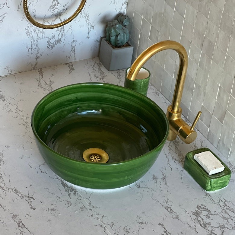 Handmade Moroccan Ceramic Sink #46