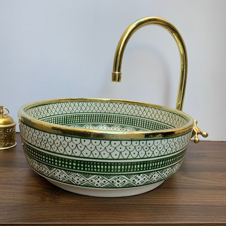 Moroccan sink | moroccan ceramic sink | bathroom sink | handmade sink #14