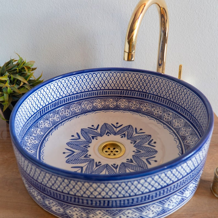 Handmade Moroccan Ceramic Sink #40