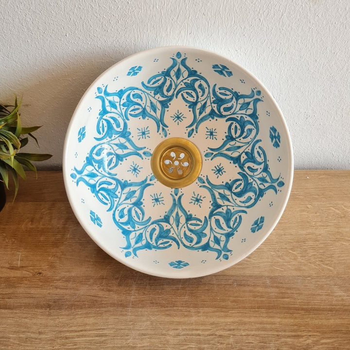 Handmade Moroccan Ceramic Sink #22