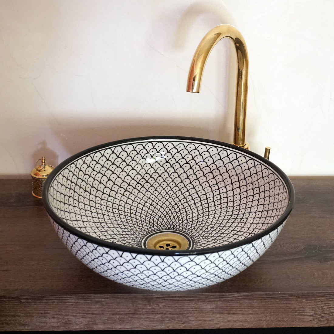 Handmade Moroccan Ceramic Sink #138