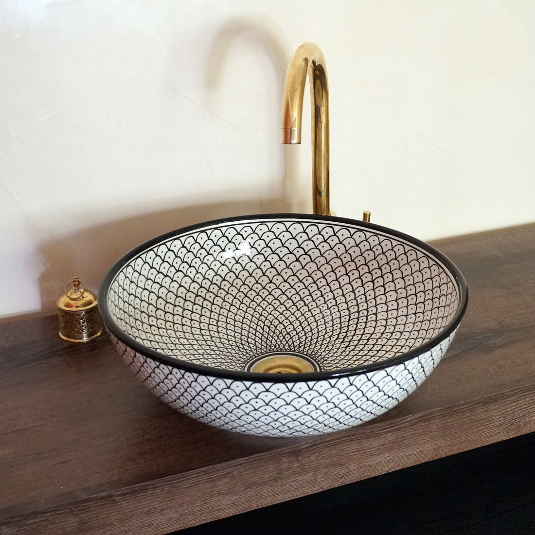 Handmade Moroccan Ceramic Sink #138