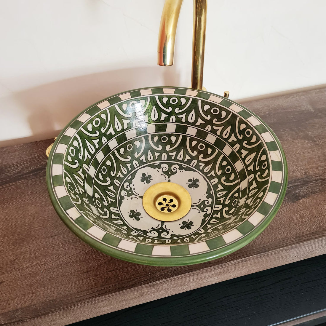 Moroccan sink | Handmade moroccan ceramic sink for bathroom #148