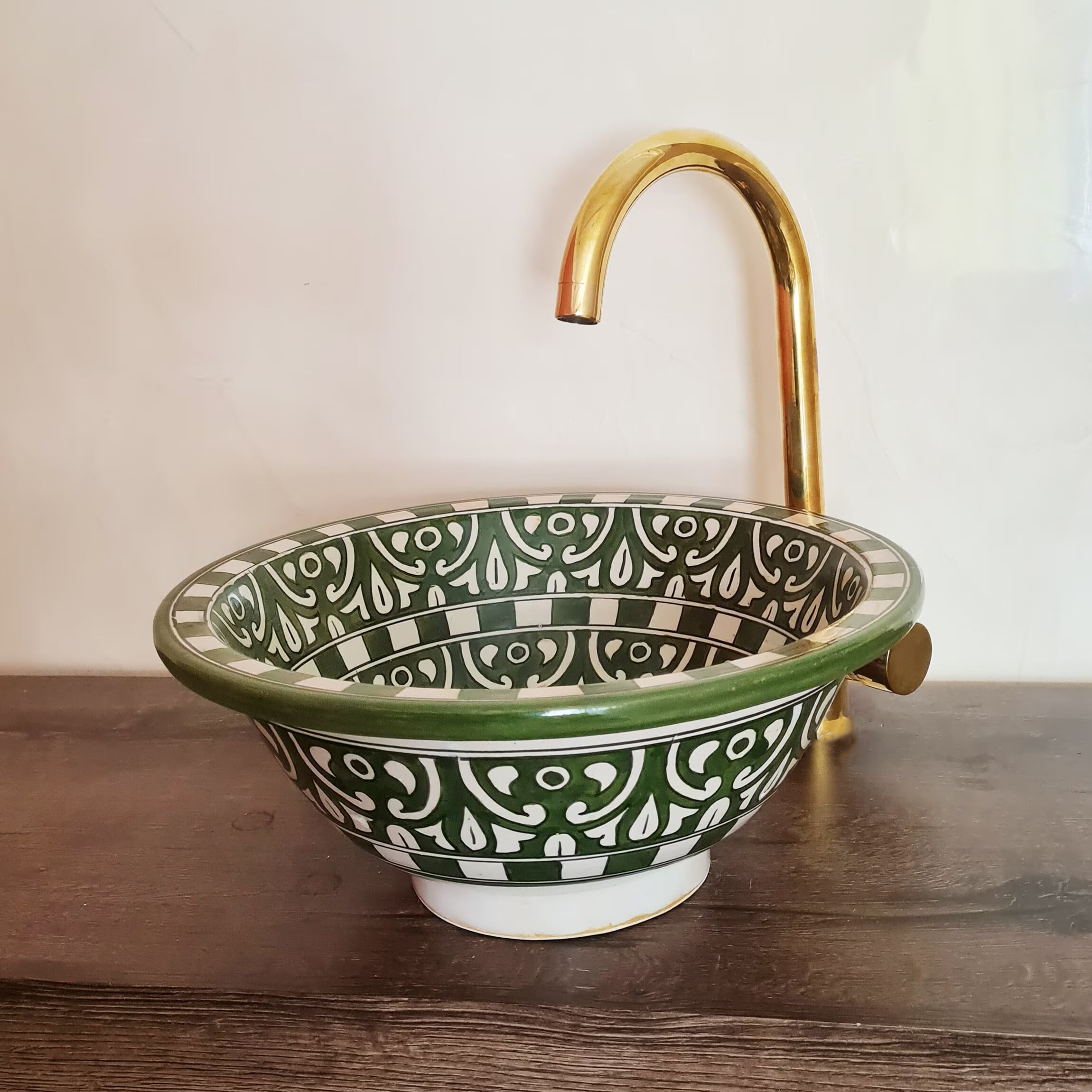 Handmade Moroccan Ceramic Sink #148
