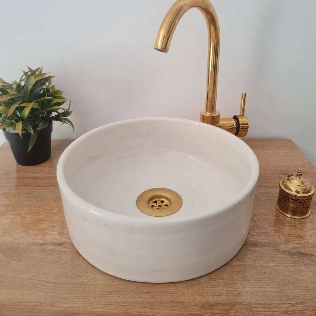 Moroccan sink | Moroccan ceramic sink | White moroccan sink #145