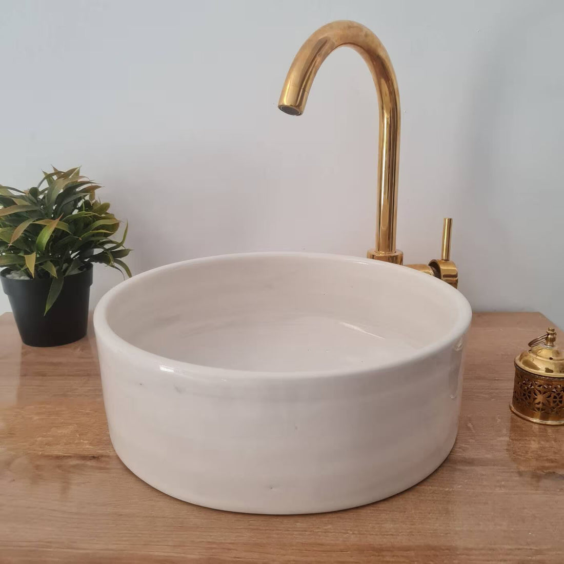 Moroccan sink | Moroccan ceramic sink | White moroccan sink #145