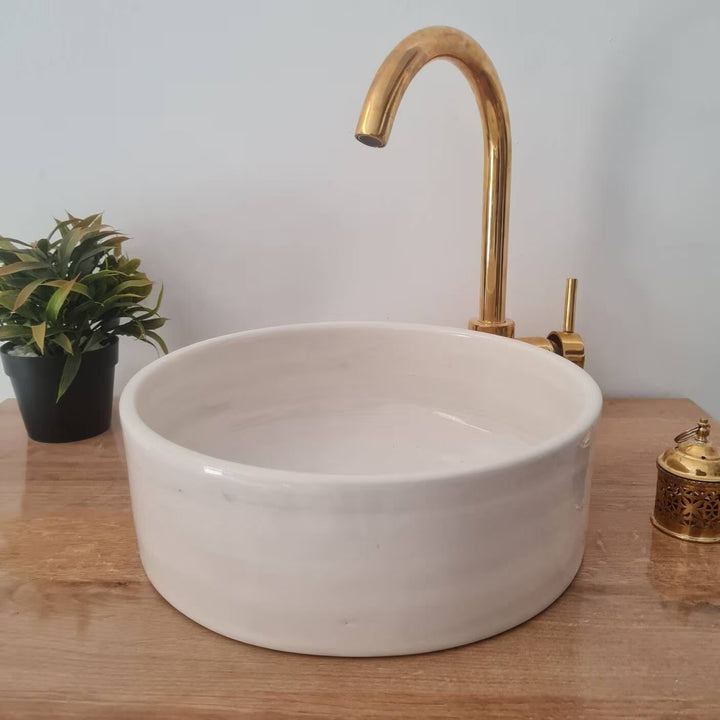 Handmade Moroccan Ceramic Sink #145