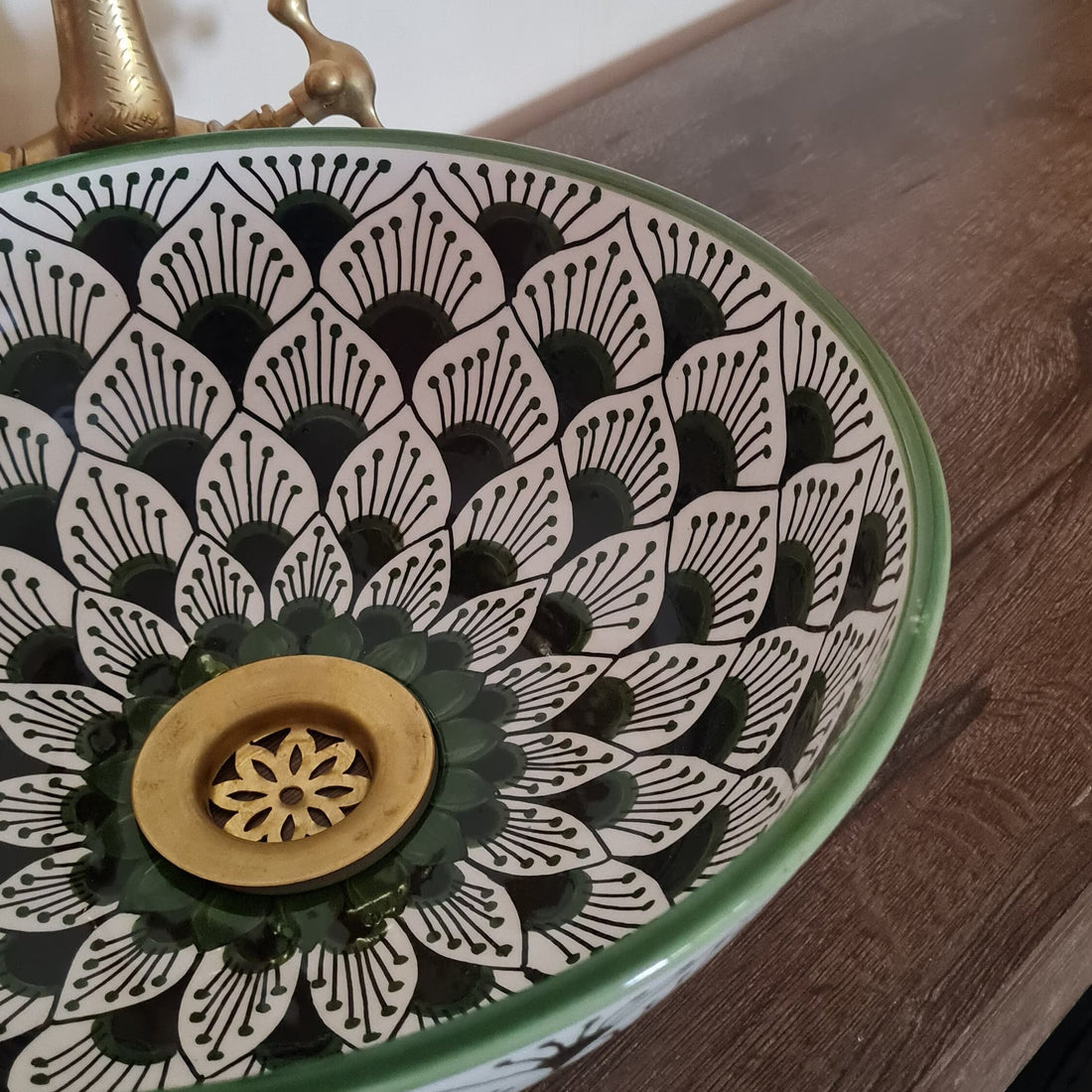 Handmade Moroccan Ceramic Sink #142