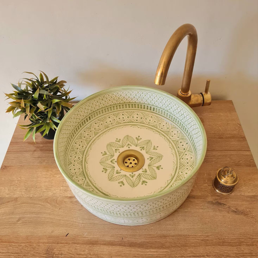 Handmade Moroccan Ceramic Sink #141