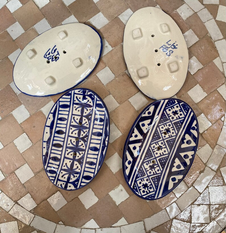 Set of Moroccan Ceramic Soap Dish #14