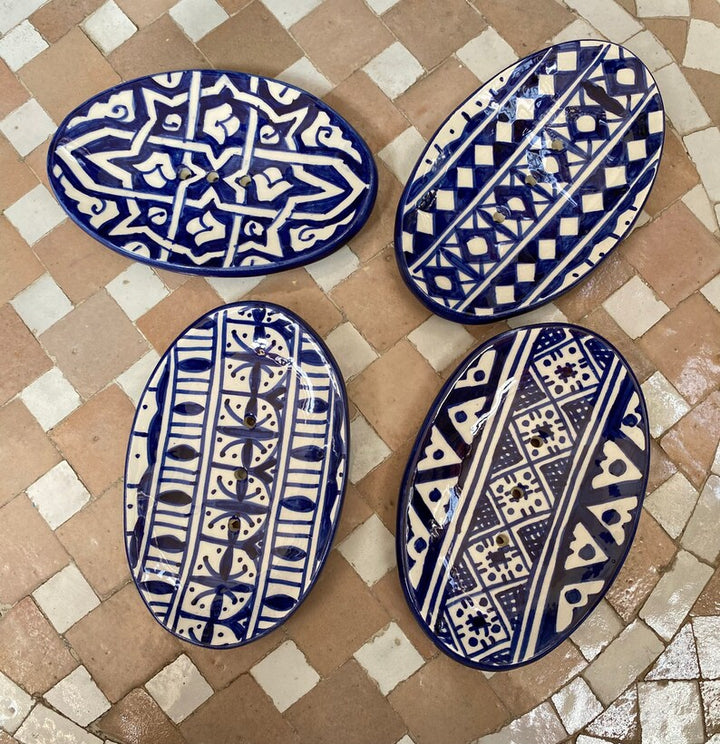 Set of Moroccan Ceramic Soap Dish #14