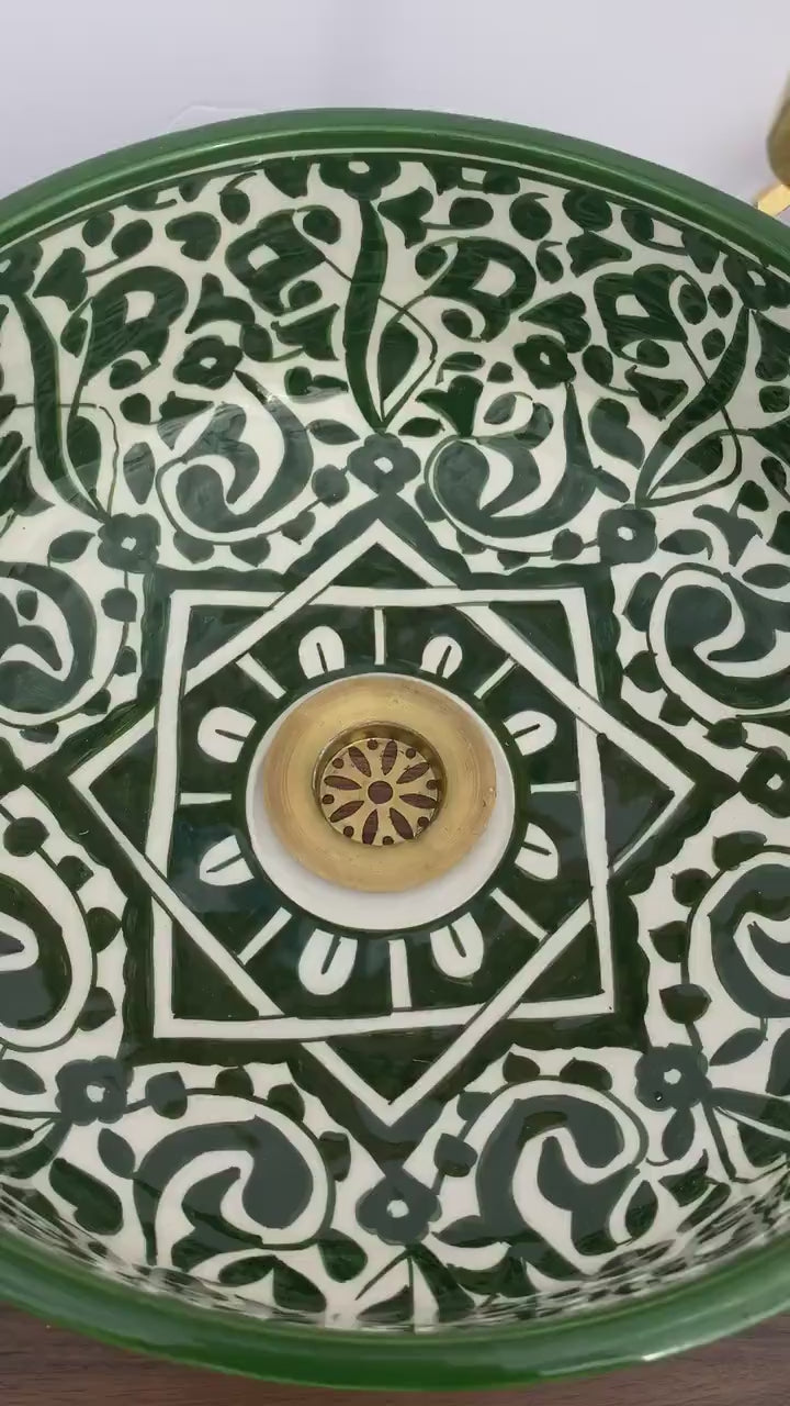  Handmade Moroccan Ceramic Sink #5