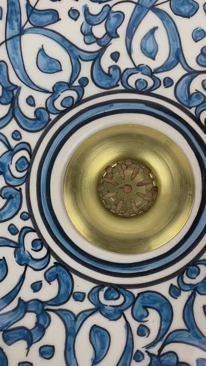 Handmade Moroccan Ceramic Sink #244