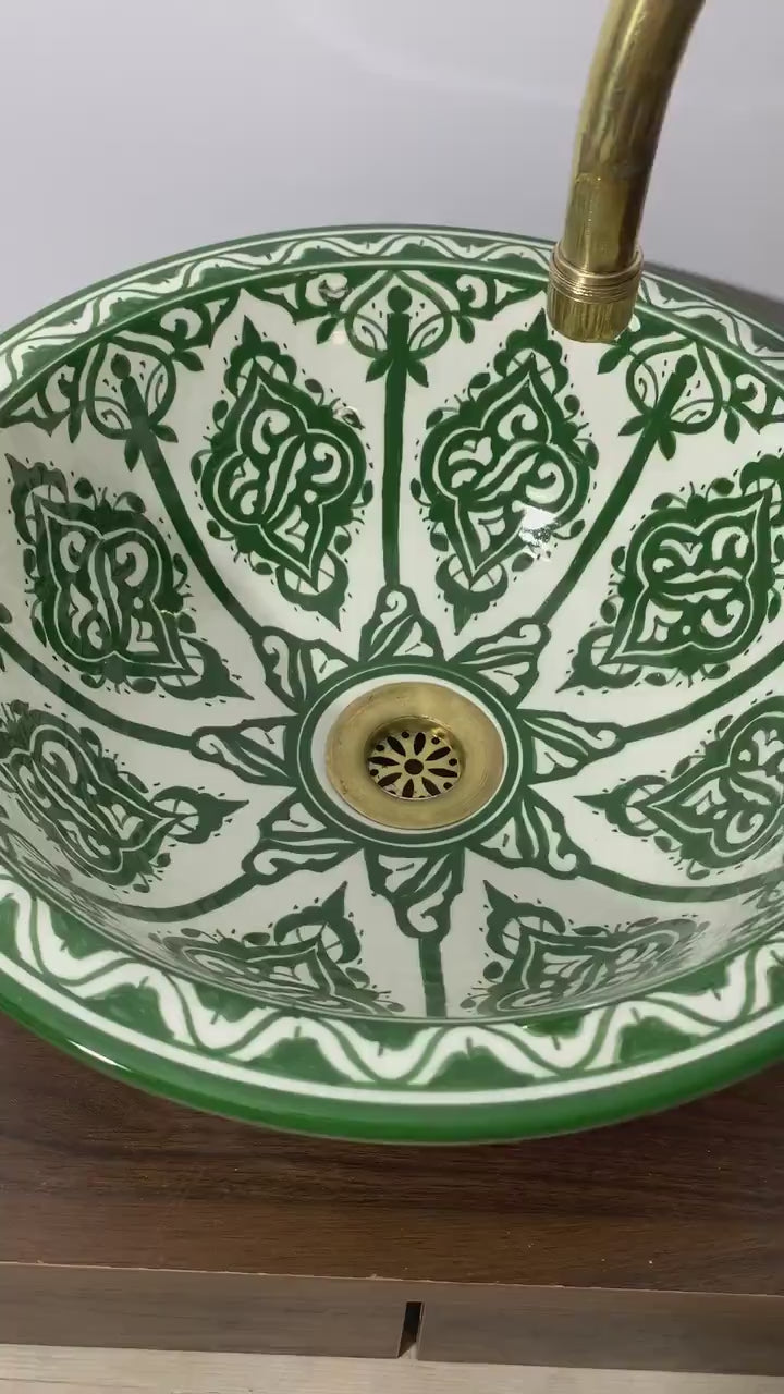 Handmade Moroccan Ceramic Sink #98 
