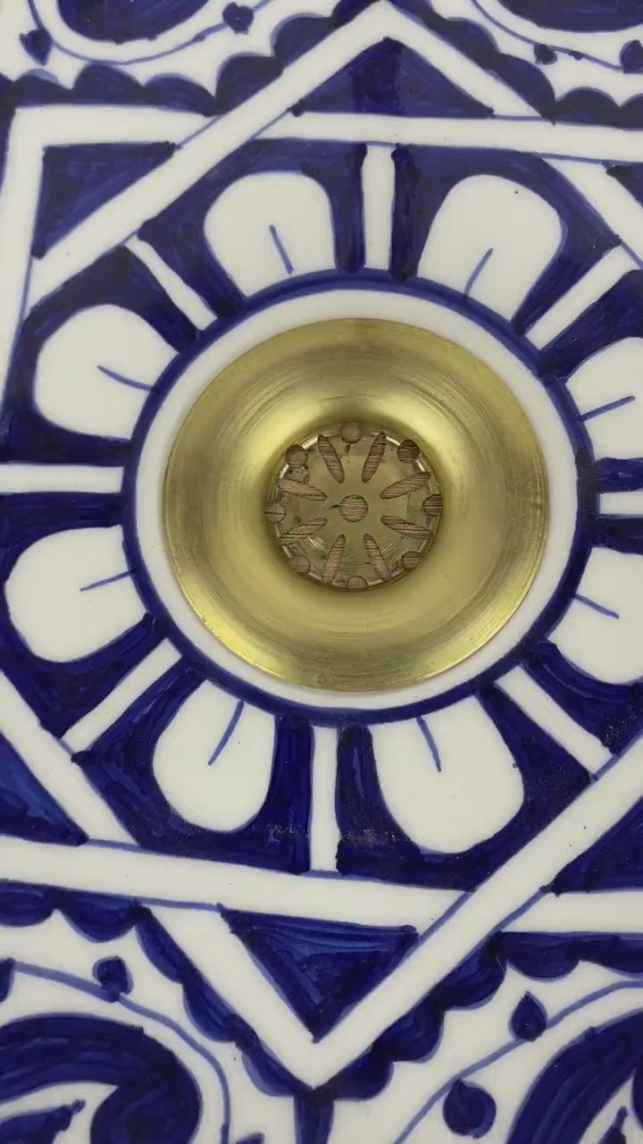 Handmade Moroccan Ceramic Sink #241