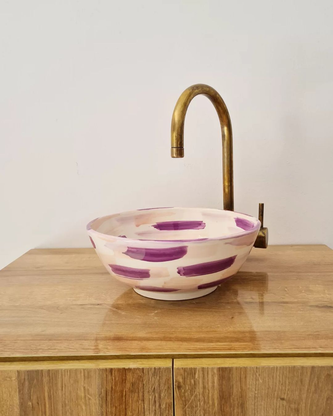 Handmade Moroccan Ceramic Sink #188A