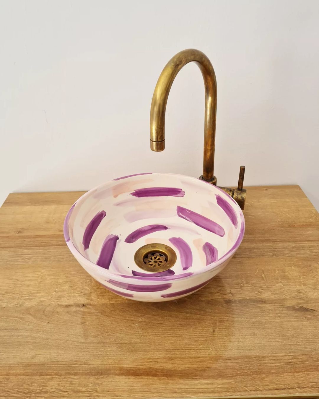 Handmade Moroccan Ceramic Sink #188A