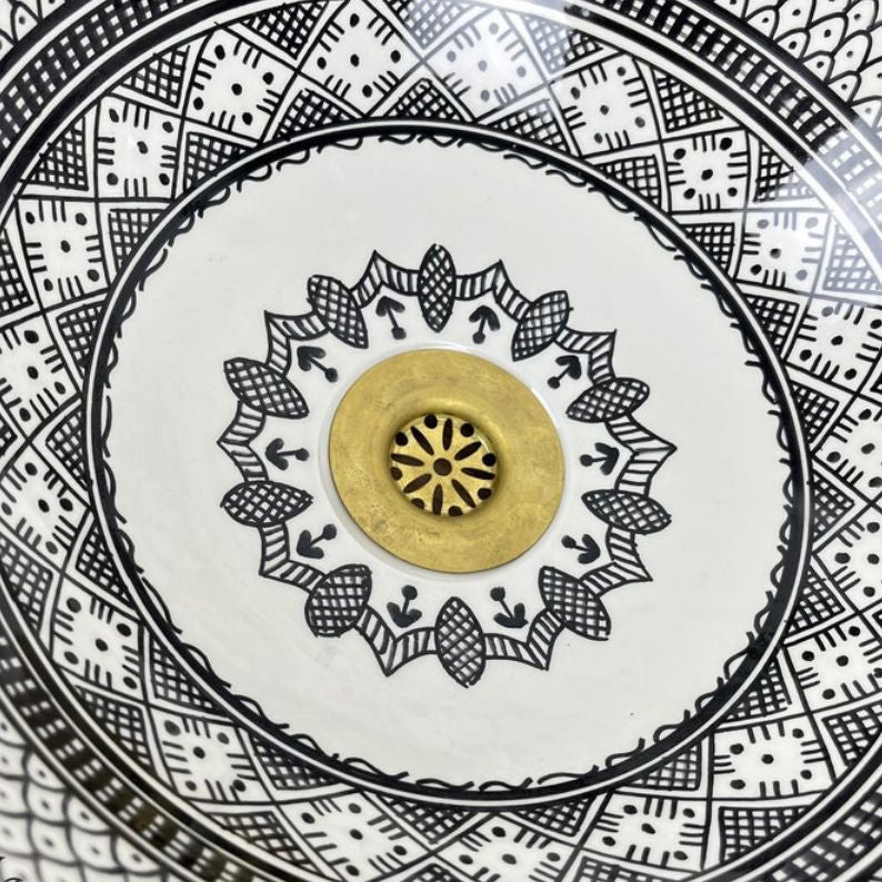 Handmade Moroccan Ceramic Sink #185S