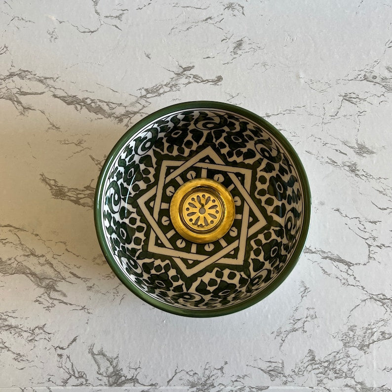  Handmade Moroccan Ceramic Sink #55