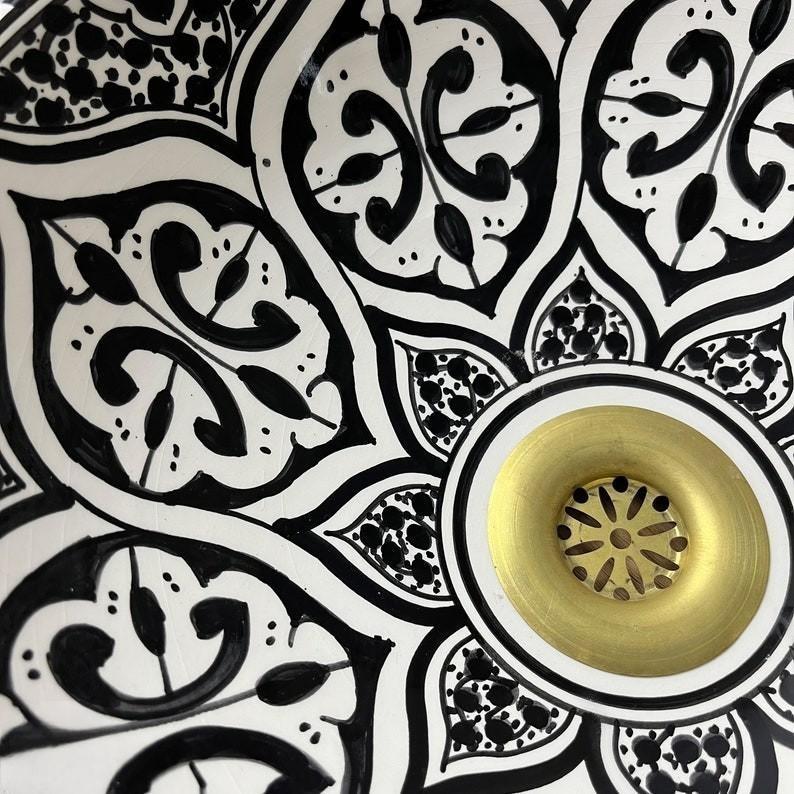 Handmade Moroccan Ceramic Sink #223