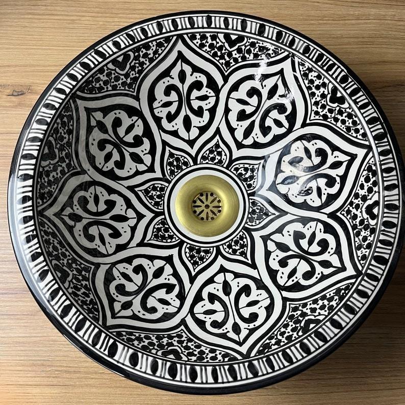 Handmade Moroccan Ceramic Sink #223