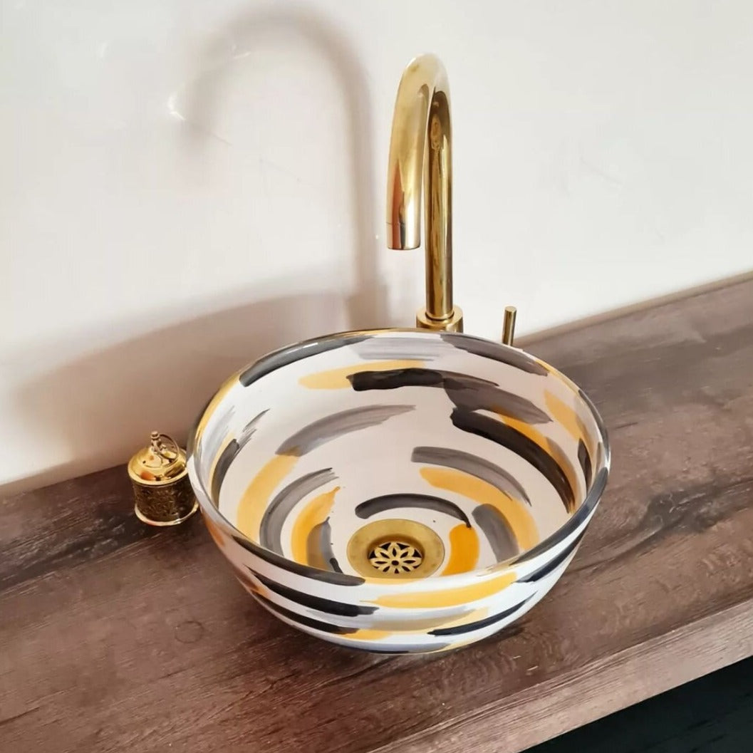 Moroccan sink | Handmade moroccan ceramic sink #188B