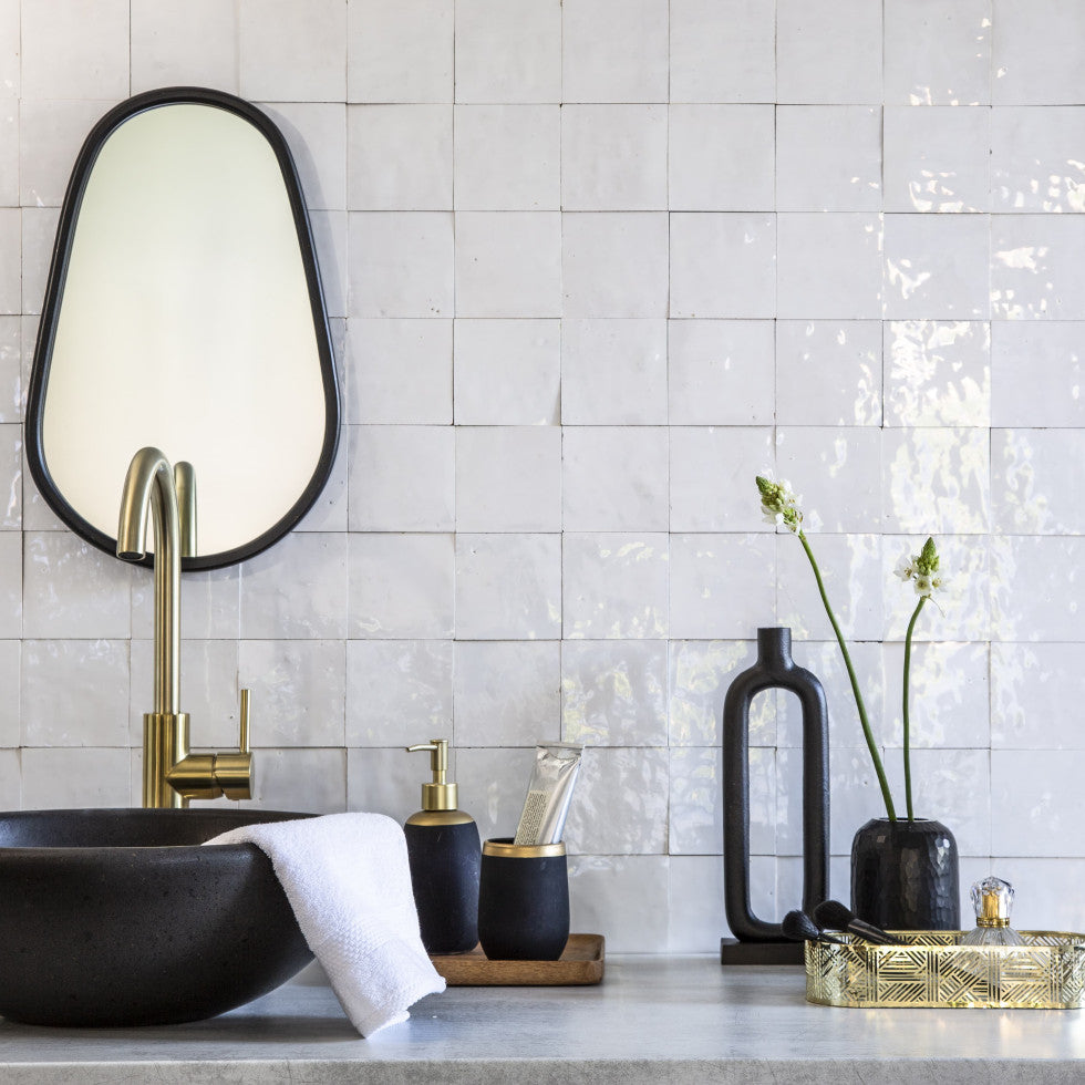 Snow White Zellige Tiles - 10x10 square